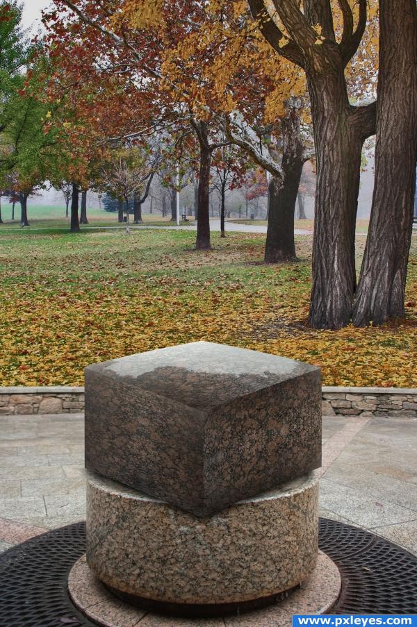 Stone cube